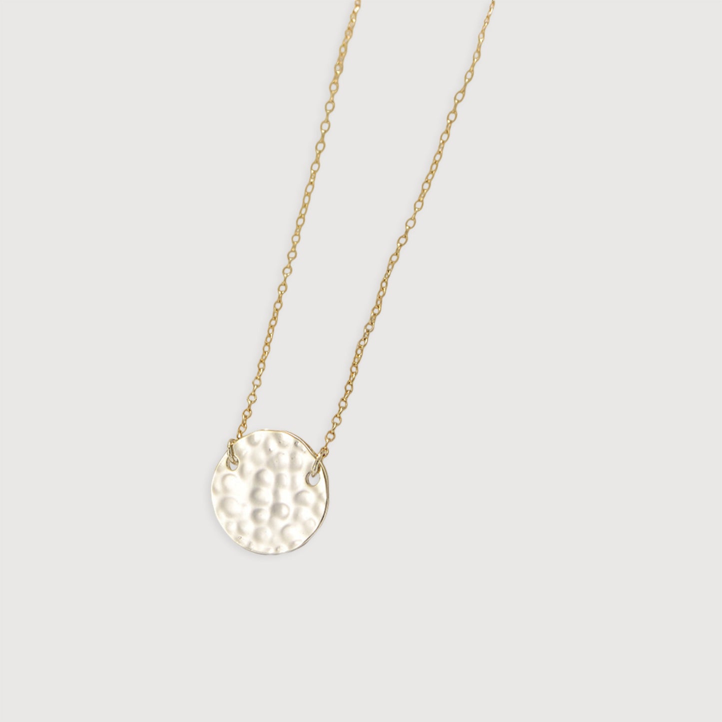 Hammered Coin Necklace