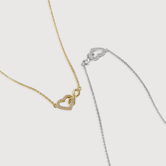 Heart & Infinity Necklace