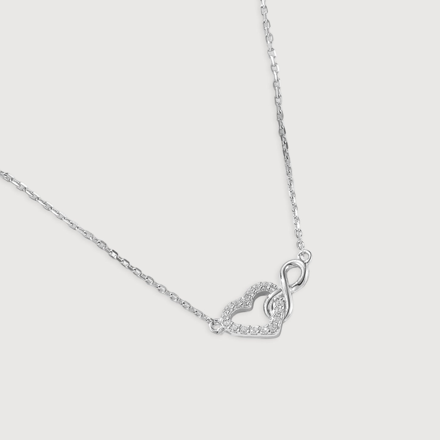Heart & Infinity Necklace