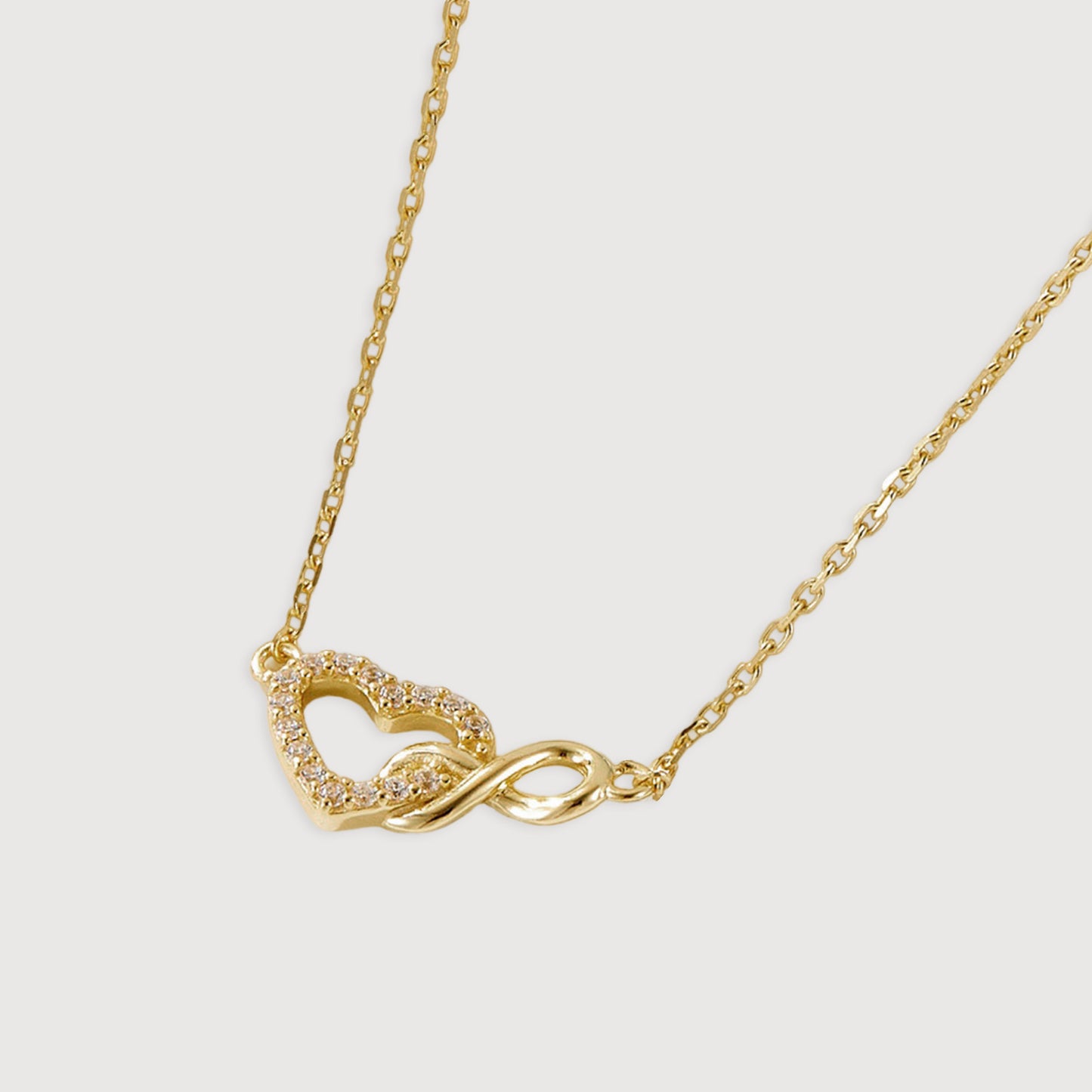 Heart & Infinity Necklace