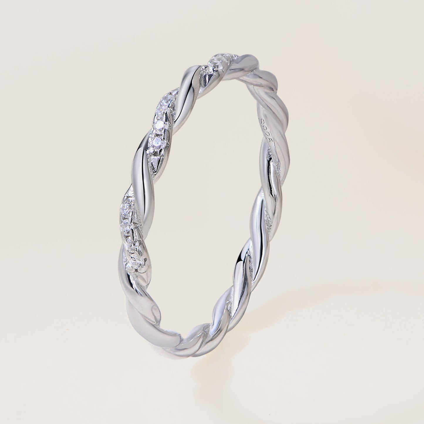 Twist Silver Ring