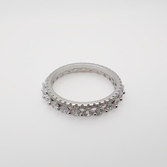 Eternity Silver Rings