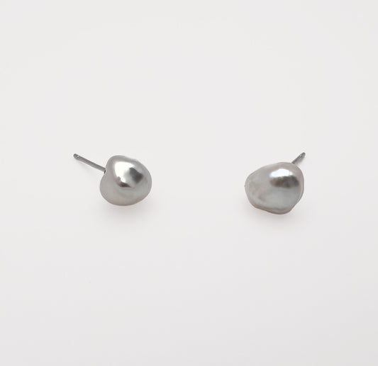 Baroque & Keshi Pearl Stud Earrings