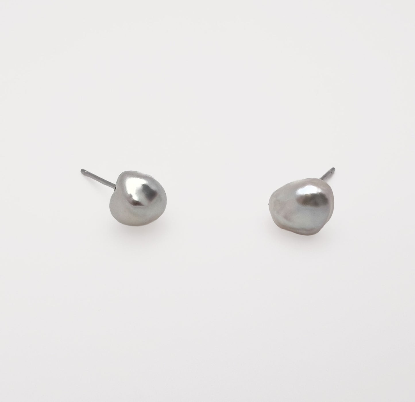 Baroque & Keshi Pearl Stud Earrings