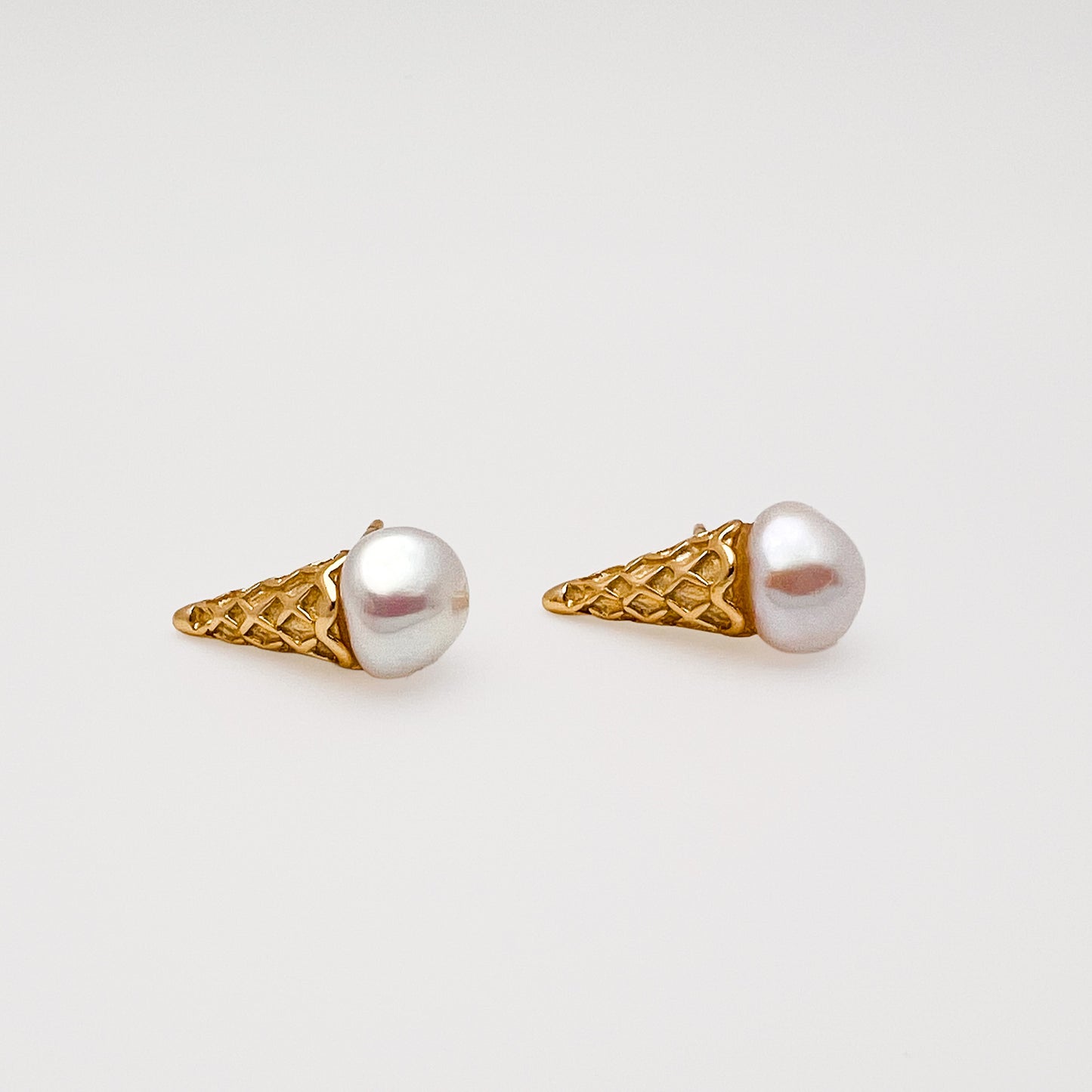 Baroque & Keshi Pearl Stud Earrings