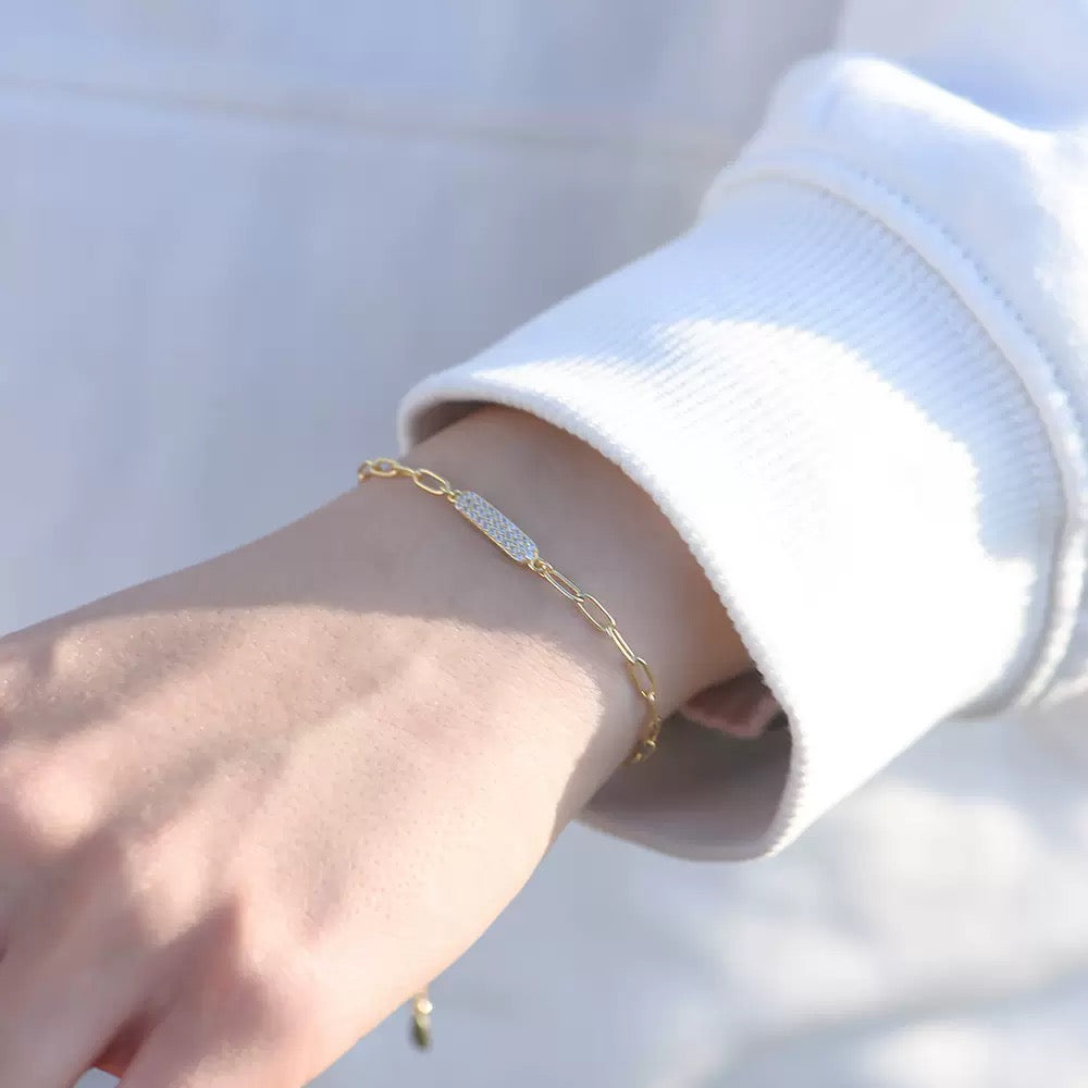 Pavé Link Bracelet