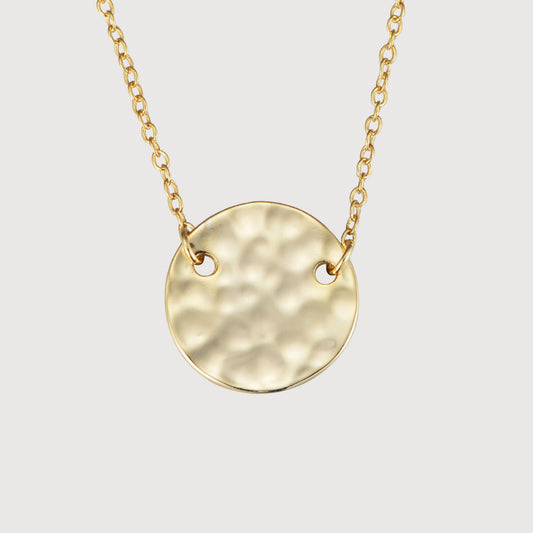 Hammered Coin Necklace